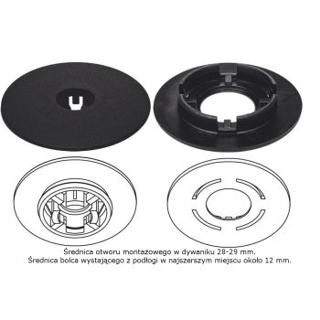 Audi A4 B6/B7 2001-2008r./ Seat Exeo 2009-2013r.  Dywaniki gumowe GLEDRING.