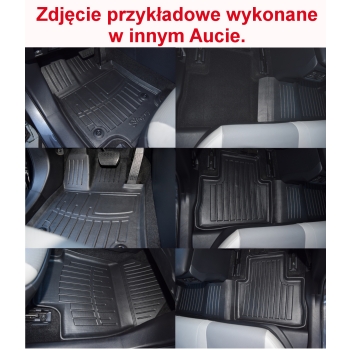 Dywaniki gumowe, korytkowe 3D, Stingray - Mercedes X166 GLS 2015-2019r. / 5 el.